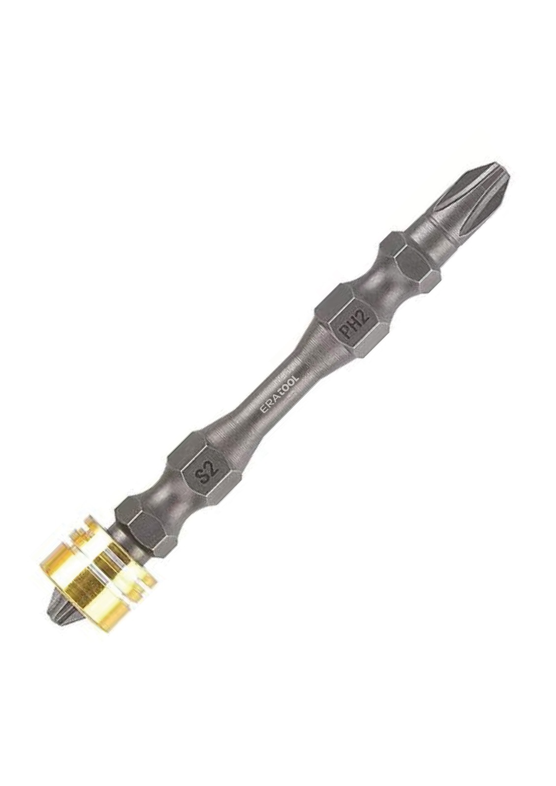 ERATOOL TORSION MANYETIK BITS UÇ PH2-PZ2*65MM ÇIFT YÖNLÜ